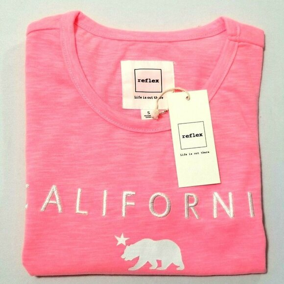 Reflex Women's T-shirt Embroidered California‎ Logo - Picture 5 of 5